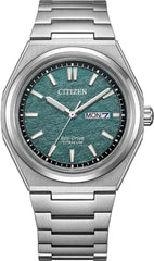 Citizen AW0130-85XE Eco-Drive Super Titanium horloge | Groen