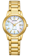 Citizen FE1242-78D Elegance dames horloge Eco-Drive | Parelmoer