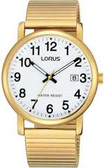 Lorus RG860CX5 heren horloge Rekband | Goudkleurig