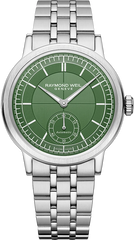 Raymond Weil Millesime automaat horloge groen 2930-ST-52001