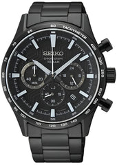 Seiko chronograaf horloge SSB415P1 | 100M Zwart