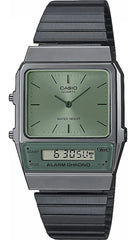 Casio AQ-800ECGG-3AEF Horloge | Vintage Collection | Duo Display | Groen